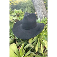 Fashion Vegan Suede Cowboy/Cowgirl Hat (Black or Red)