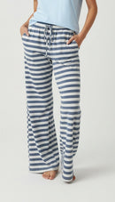Navy Striped Beach Lounge Pants
