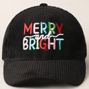 Merry and Bright Corduroy Hat
