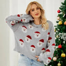 Santa Knit Christmas Pullover Sweater