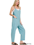 Spaghetti Strap Pocketed Jumpsuit