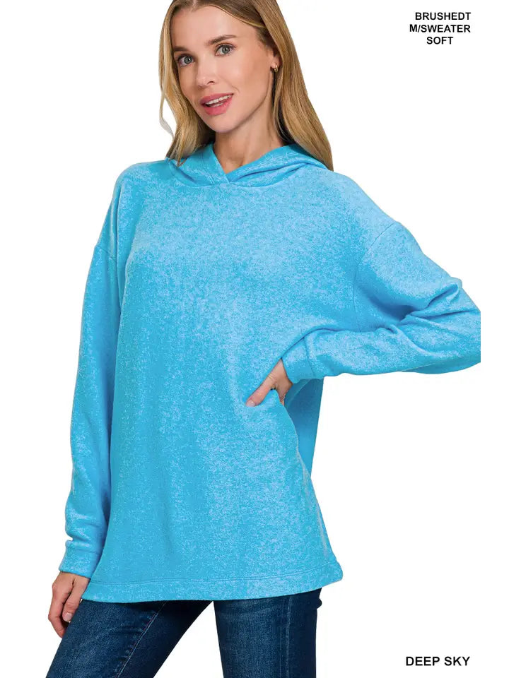 Brushed Hacci Hoodie
