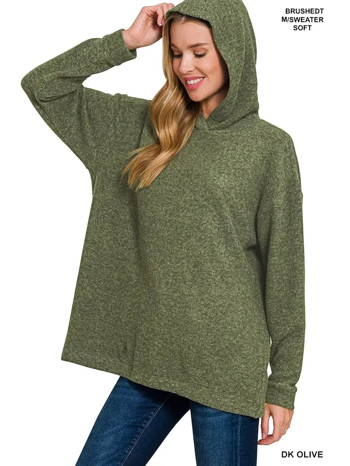 Brushed Hacci Hoodie