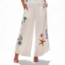 Ocean Themed Palazzo Pant