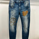 Distressed Coco Heart Jeans