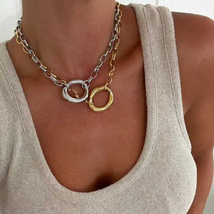 Thick Chain Scotty Necklace