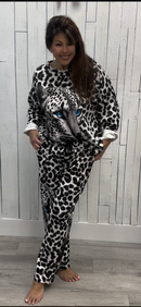 Snow Leopard Loungewear Set