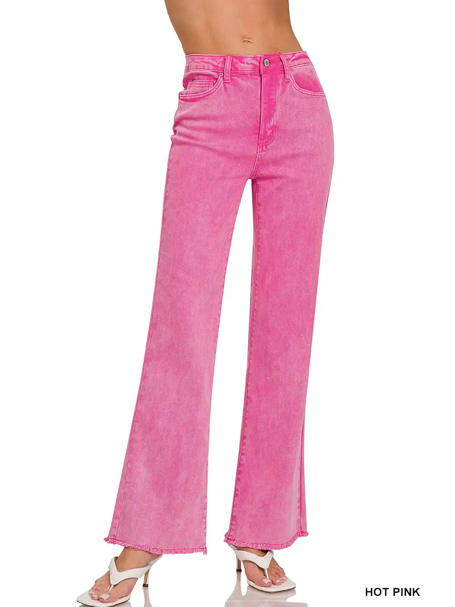 Pink Denim Pants