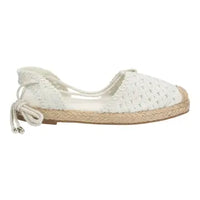 Vintage Crochet Lace Up Sandals