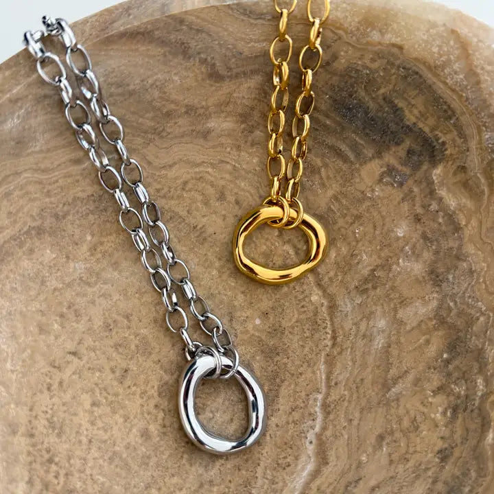 Thick Chain Scotty Necklace
