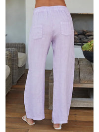 Linen Wide Leg Pants