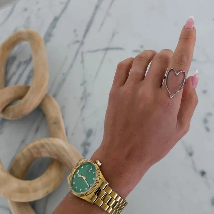 Silver Heart Ring