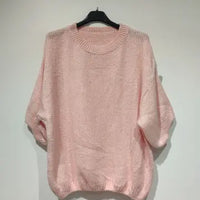 Light Knit Roma Sweater Blush