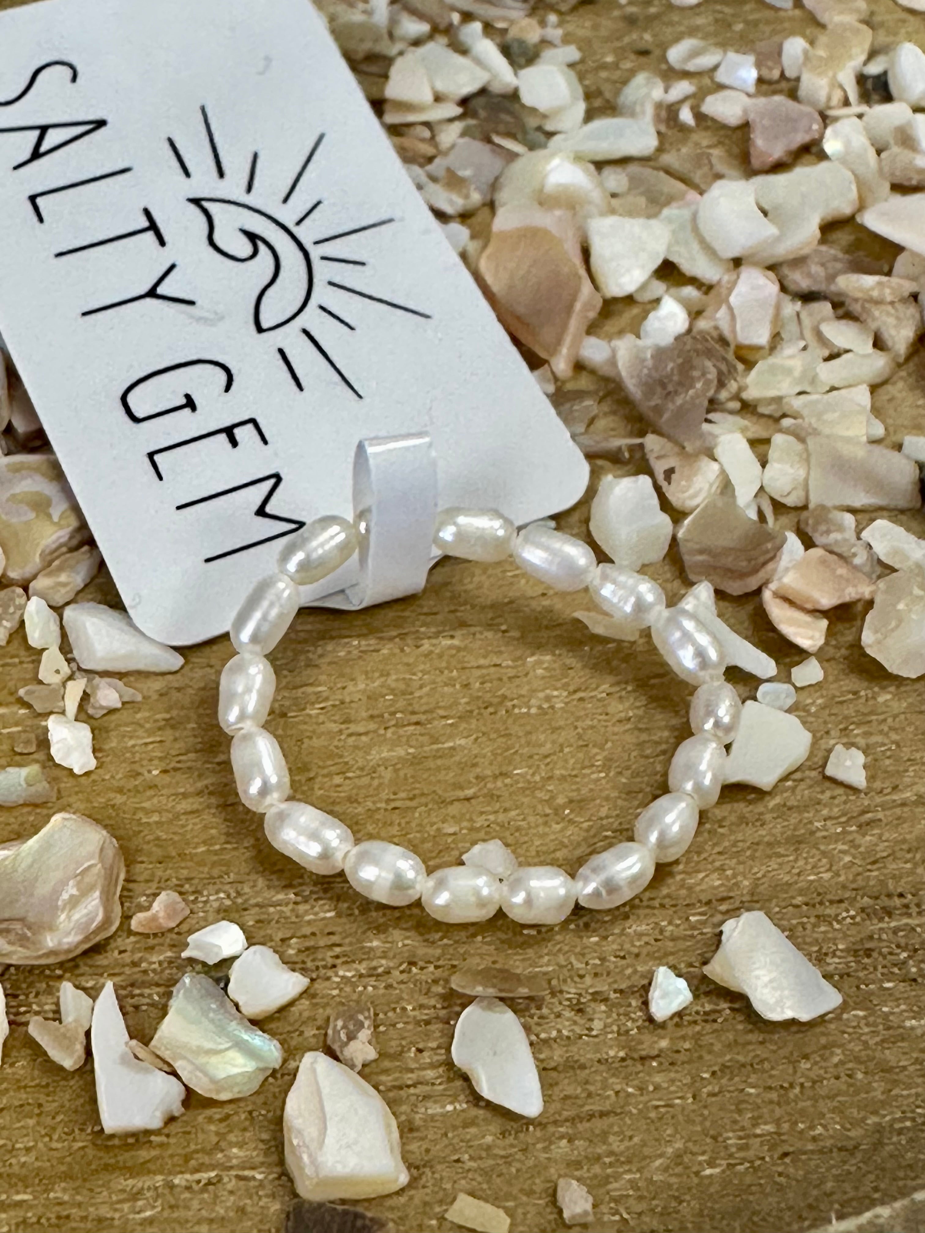 Amor Pearl Ring by Salty Gem