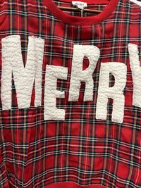 Merry Plaid Pullover