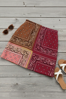 Patchwork Bandana Skirt