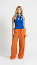 Linen Drawstring Pants (Orange, Green Tea, Lavender)