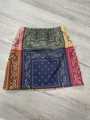 Patchwork Bandana Skirt