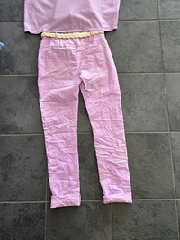 Italian Joggers with Rope Belt