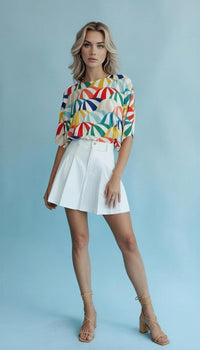 Umbrellas Italian Summer Sweater