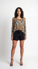 Black Zebra Italian Summer Sweater
