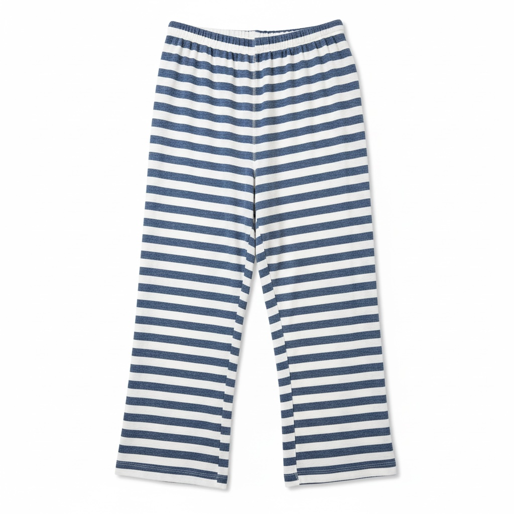 Navy Striped Beach Lounge Pants