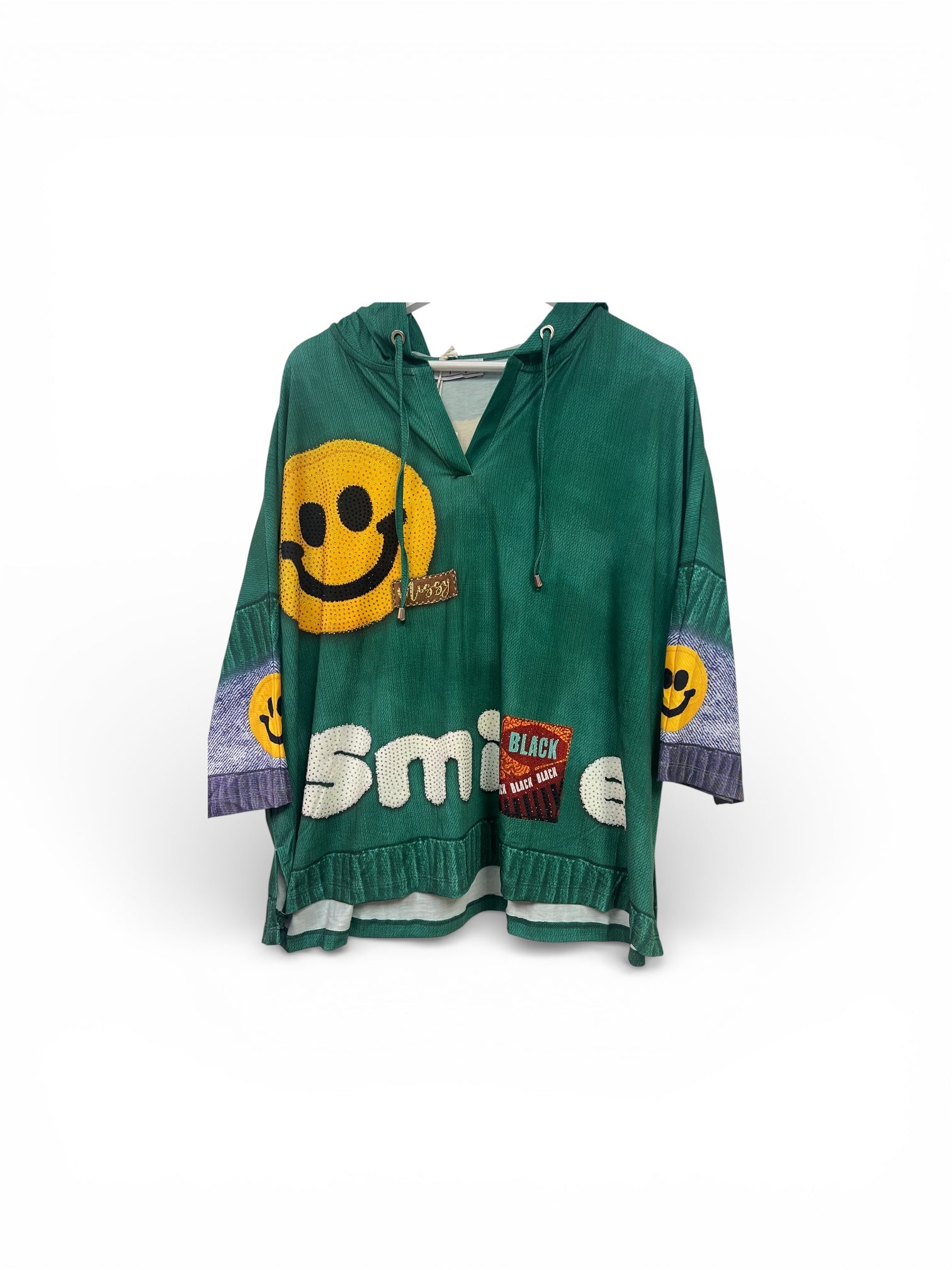 Smiley Face Hoodie Top