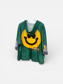Smiley Face Hoodie Top