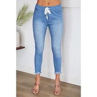 Crinkle Jogger - Jean