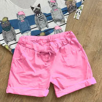 Crinkle Shorts with Star