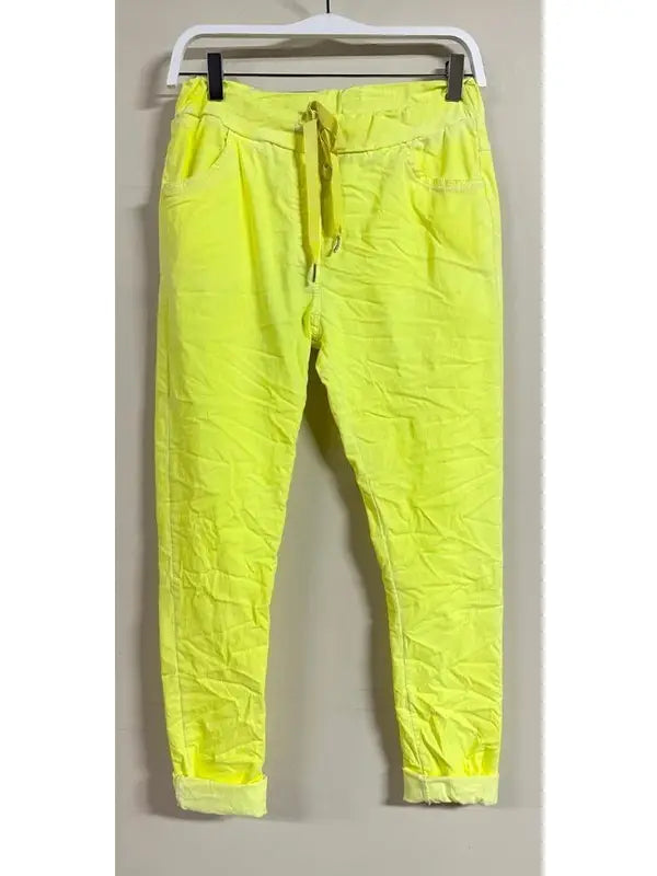 Joggers - Neon Yellow