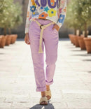 Italian Joggers with Rope Belt