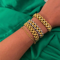 Link Chain Watch Band Bracelet