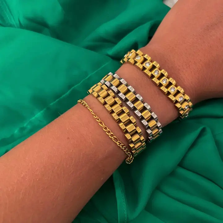 Link Chain Watch Band Bracelet
