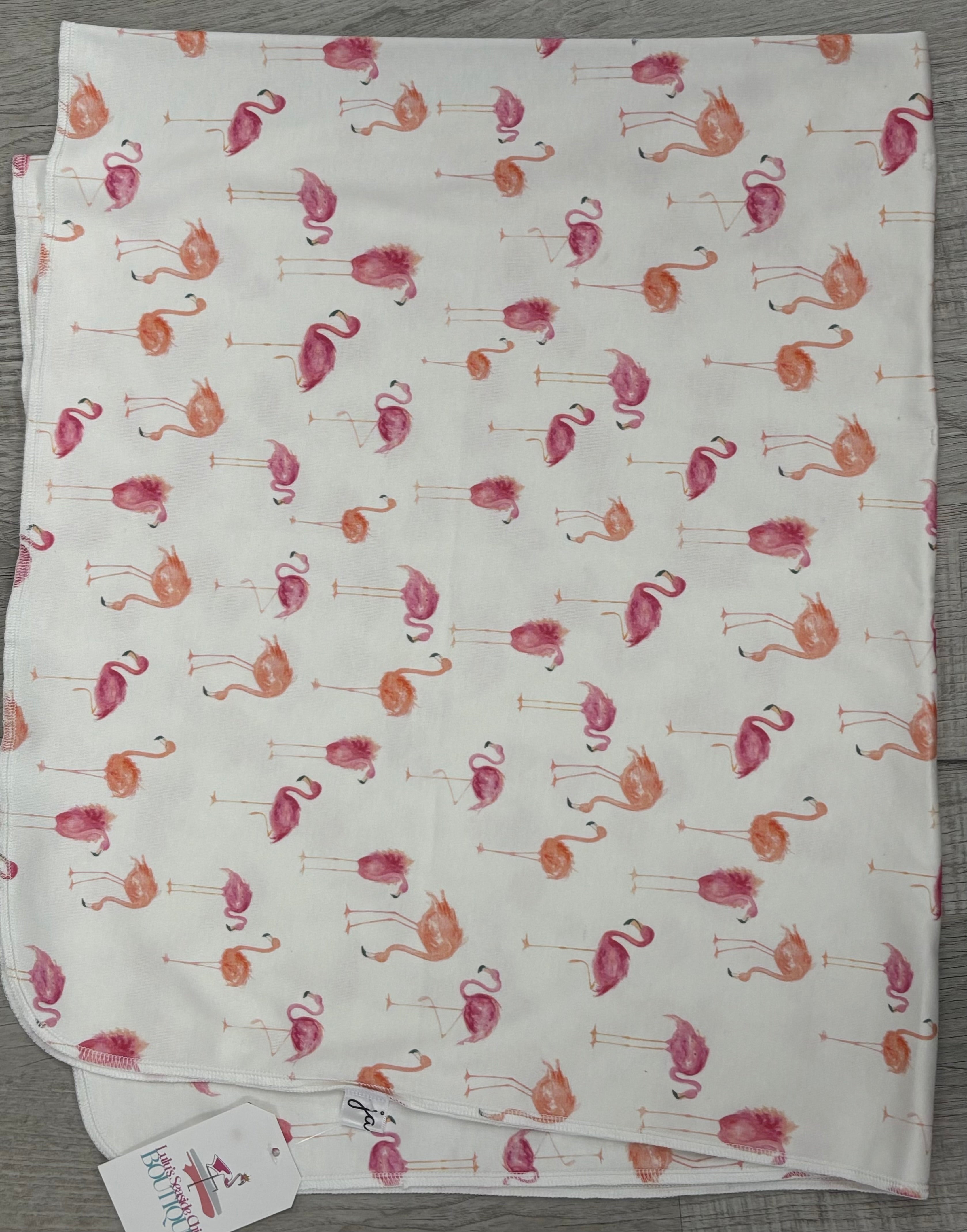 Flamingo Baby Blanket