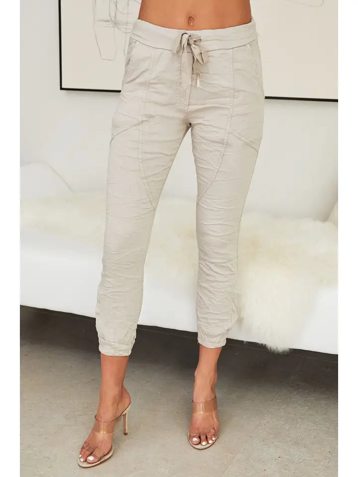 Jogger - Beige Natural