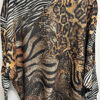 Black Zebra Italian Summer Sweater