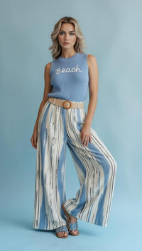 Sleeveless Serene Beach Sweater