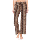 Buttery Soft Print Pajama Pants with Drawstring Animal