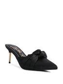 Satin High Heeled Sandal