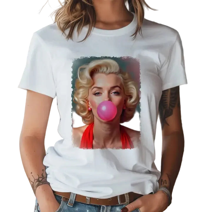 Marilyn Bubblegum Graphic Tee