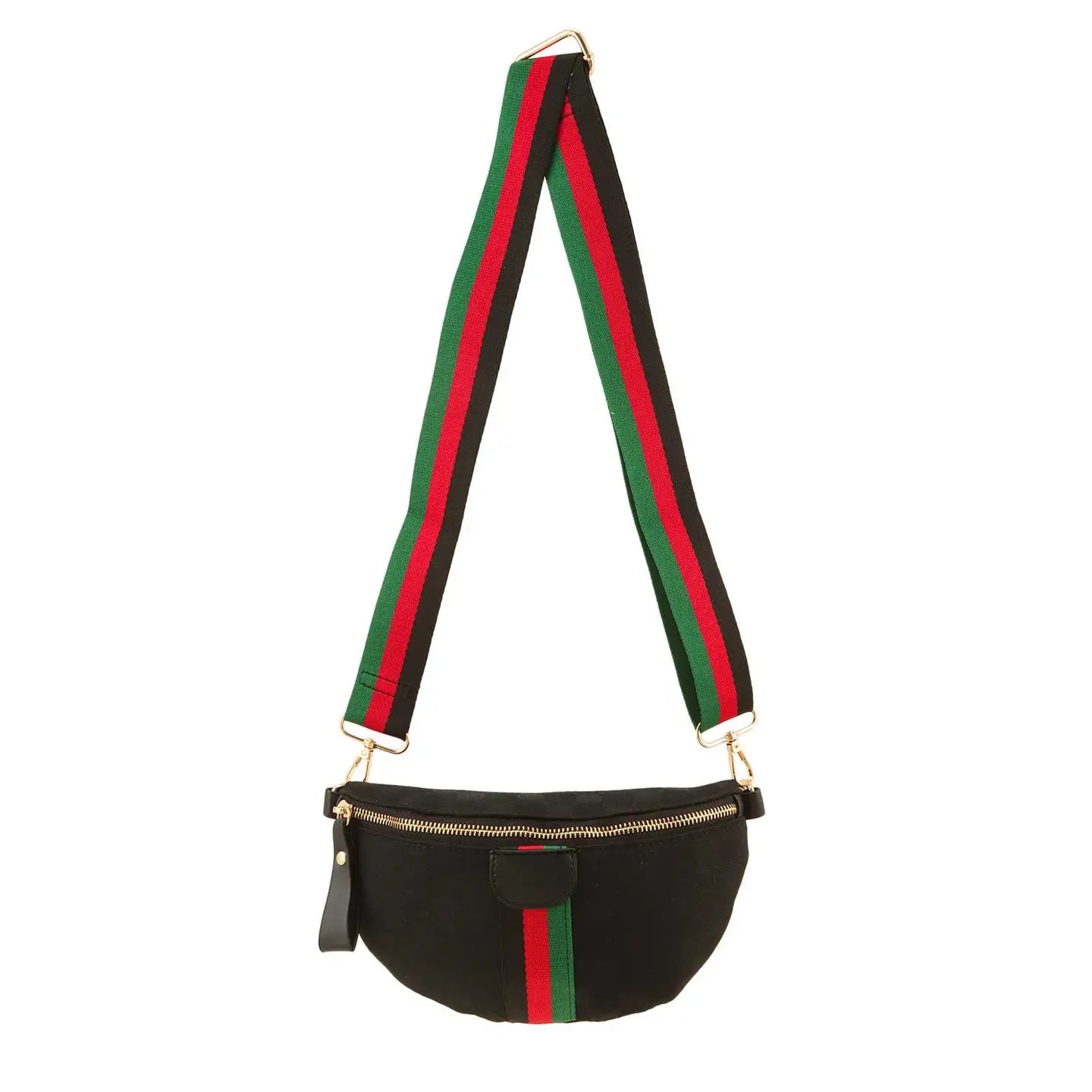 Stripe Accent Pattern Print Fanny Pack