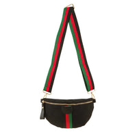 Stripe Accent Pattern Print Fanny Pack