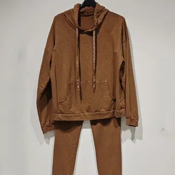 Pomelo Jogger Hooded Set Camel