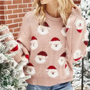 Santa Knit Christmas Pullover Sweater
