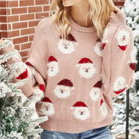Santa Knit Christmas Pullover Sweater