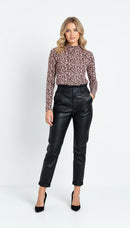 Crinkle Jogger - Black Shimmer