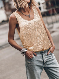 Shimmery Gold Tank