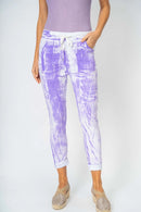 Painted Lavender Italian Jogger Pants