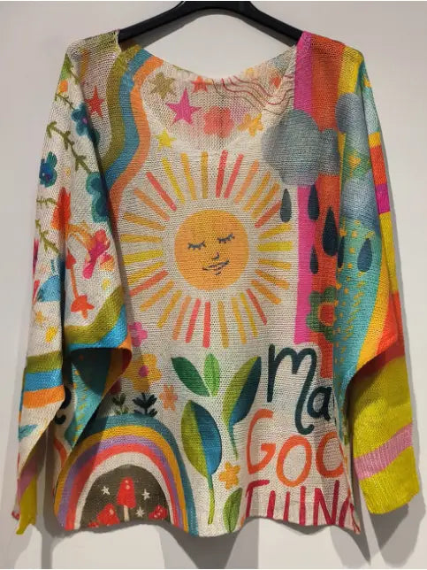 Good Vibes Italian Silky Summer Sweater